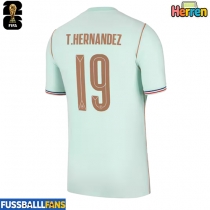Frankreich Theo Hernandez #19 Auswärtstrikot EM 2024 Kurzarm